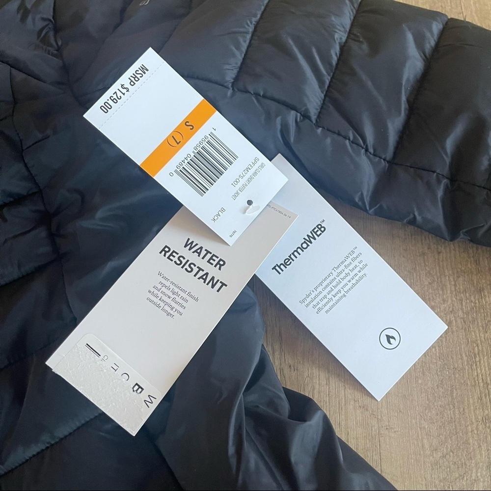 NWT Spyder Clara Short Puffer Jacket - Picture 9 of 13